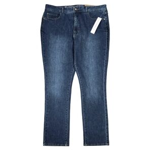 Coldwater Creek NWT ShapeMe Classic Fit Shaping Slim Leg Dark Wash Jeans